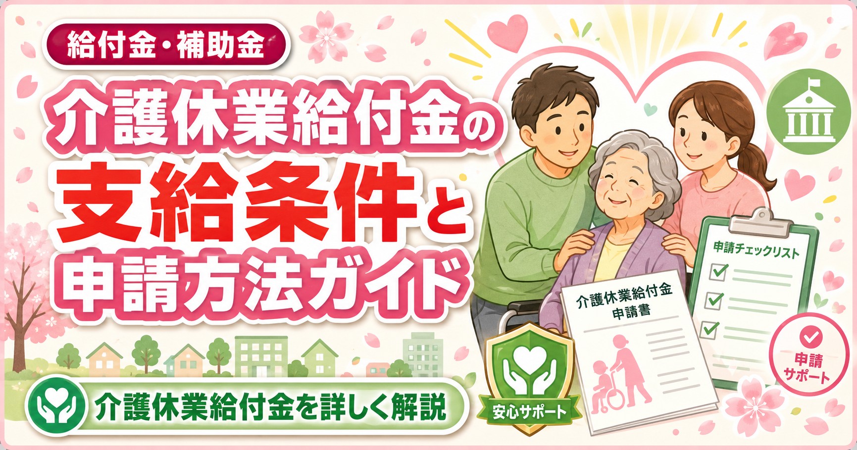 介護休業給付金の支給条件と申請方法ガイド
