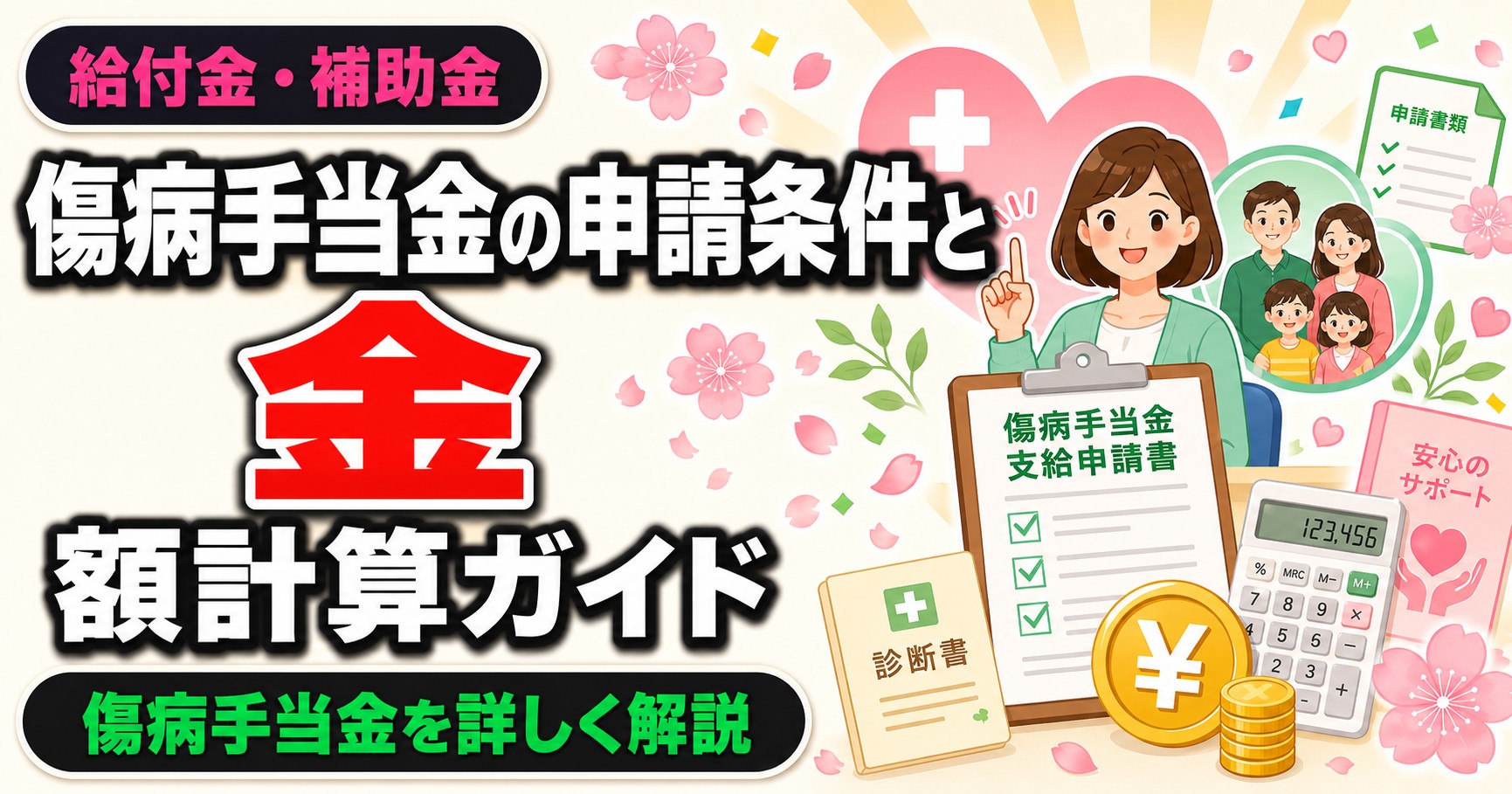 傷病手当金の申請条件と金額計算ガイド